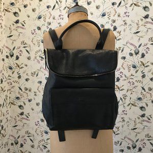 Whistles Verity Black Leather Backpack